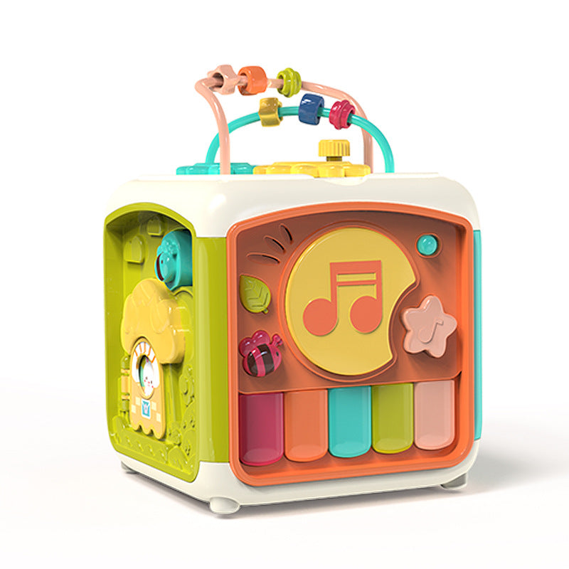 Discovery Cube - Cubo de Actividades para Bebés y Niños, Juguete Educativo 7 en 1 con música