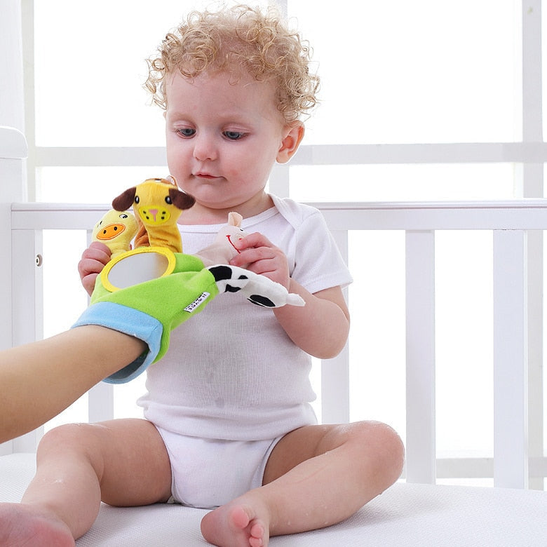 Guante Sensorial con Títeres de Animales Divertidos para Niños