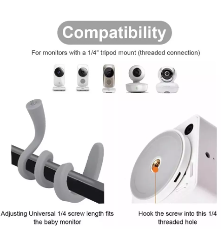 Soporte para Monitores de Bebé Electrónicos Flexible